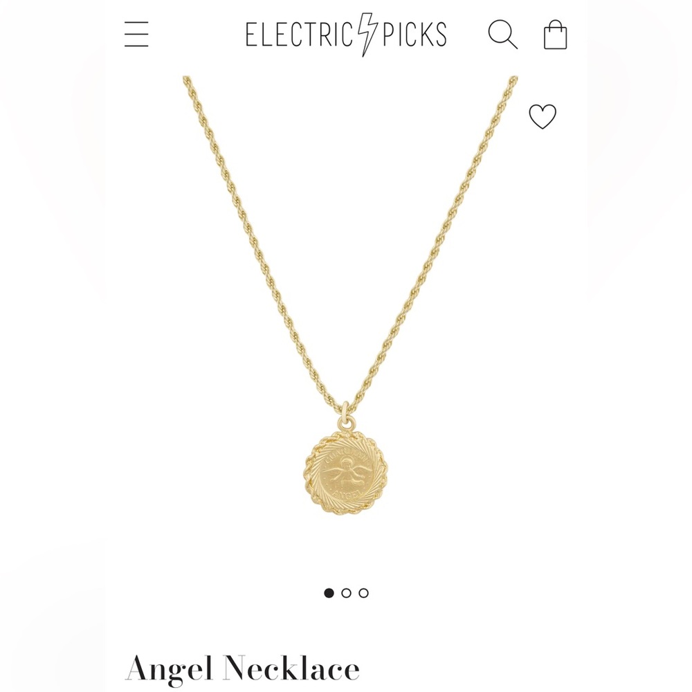 Electric Picks Angel Necklace